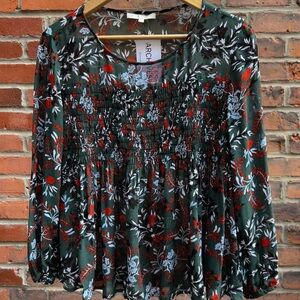 Maje floral blouse